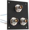 3 JACK PANEL INSERT BULKHEAD REAR MOUNT TRB 3 LUG ISOLATED BEND RELIEF SPRING JACK WITH 30-02002 LEAD 12
