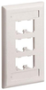 Vertical Faceplate, Plastic, 6Mod, White; Accessory Type Panduit - 84K1024 - Newark, An Avnet Company