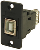 Usb Adapter, 2.0 Type B Rcpt-Type A Rcpt; Usb Connector Convert From Cliff Electronic Components - 12AJ7054 - Newark, An Avnet Company