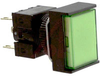 Switch,Pushbutton,Illuminated,DPDT,LED,24V,Rectangular GUARDED,GREEN,ALTERNATE -- 70179934