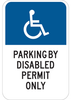 Handicapped Parking Sign - 123887 - Brady Corporation