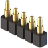 Spring Loaded Connector, Header, 5Pos; Spring Loaded Connector Type Mill Max -- 64AH1492