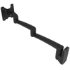 Monitor Mount, Tilt & Swivel, Double Arm, Wall Mount, Aluminum Alloy, Black - AV-B30-41D243-50 - Southco