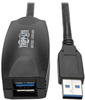 USB 3.0 SuperSpeed Active Extension Repeater Cable (A M/F), 5M (16-ft.) -- U330-05M - Image