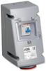 Conn, Mains Socket, 32A, 415V, Red; Current Rating Abb - 41X2854 - Newark, An Avnet Company