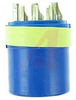 connector comp,insert only,size 24,blueinsul,3#8 & 6#12 solder cup socket cont - 70141499 - Allied Electronics, Inc.