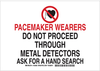 Radiation & Laser Sign - 129203 - Brady Corporation
