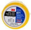 3M 471 Yellow Marking Tape - 4 in Width x 36 yd Length - 5.2 mil Thick - 68862 - 051115-68862 - R. S. Hughes Company, Inc.