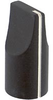 Knob;Instrumentation;Dia 0.75in;Shaft Sz 0.25in;Screw;Saw Cut Line;Black Matte - 70126011 - Allied Electronics, Inc.