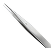 Excelta Three Star Utility Tweezers P-S - Stainless Steel Straight Fine Point Tip - 0.01 in Tip Width - 4 3/4 in Length - 0.01 in Thick - EXCELTA P-S - R. S. Hughes Company, Inc.