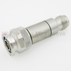 10 dB Fixed Attenuator TNC Male (Plug) to TNC Female (Jack) Up to 18 GHz Rated to 2 Watts, Passivated Stainless Steel Body, 1.35 VSWR -- SA18T2W-10 - Image