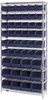 Open Wire Shelving, 10Shelves, 48Bin/blu; Shelving Unit Type Quantum Storage - 44AC8032 - Newark, An Avnet Company