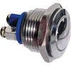 SWITCH, STAINLESS STEEL, PUSH BUTTON, DOMED PROFILE, S.P. PUSH TO MAKE - 70099299 - Allied Electronics, Inc.