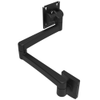 Monitor Mount, With VESA Mounting Plate, Wall Mount, Front Fastened, Aluminum Alloy, Powder Coat, Black - AV-D32-46D141-50 - Southco