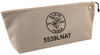 Zipper Bag, Nat, L, Canvas, 18X3.5X8; Carrying Case Material Klein Tools - 54AH4651 - Newark, An Avnet Company
