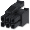 Housing, Receptacle, 2 Row, 6 Way, Nylon; Product Range Amp Te Connectivity - 99Y9918 - Newark, An Avnet Company