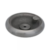 Cast Iron Dished Hand Wheel Without Handle: 3.00 in Diameter, 0 Spokes, Starter Hole -- RND-3 - Image