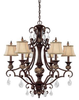 3526CB-440-CR Mid. Chandeliers-Candle - 617735 - Capital Lighting, Inc.