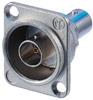 BNC Bulkhead Jack D Series Size Grounded - NEUNBB75DFG - HAVE, Inc.