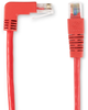 1FT Red CAT5e 100MHz Angled Patch Cable UTP Down-Straight - EVNSL23E-0001-90DS - Black Box