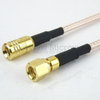 SMB Plug (Male) to SMC Plug (Male) Cable M17/113-RG316 Coax Up To 3 GHz in 24 Inch - FMC1618316-24 - Fairview Microwave Inc.