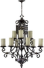 6131-9-86 Large Chandeliers-Pillar Candle - 457840 - Capital Lighting, Inc.