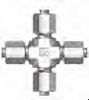 37 Flared SAE Fitting - JUC Union Cross - Image