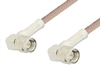 SMA Male Right Angle to SMA Male Right Angle Cable 6 Inch Length Using 95 Ohm RG180 Coax - PE3141-6 - Pasternack
