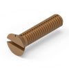 Inch Flat Head, Slotted Screws - FS-1024-SVAU - UC Components, Inc.