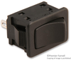 Switch, Rocker, Spst, 10A, 250V, Black; Switch Operation Apem - 95C9394 - Newark, An Avnet Company