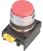OPERATOR; 22.5 MM; RED EXTENDED PUSHBUTTON OPERATOR - CHROME BEZEL -- 70057439
