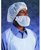 Ansell 67-221 White Polyethylene Bouffant Cap - 21 in Stretched Diameter - 076490-51906 - 076490-51906 - R. S. Hughes Company, Inc.