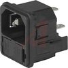 Module, Pwr Entry;Appliance Inlet;Snap-In Mt;Quick Conn.;10A;250VAC;50Hz - 70080702 - Allied Electronics, Inc.