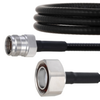 Fire Rated Low PIM 4.3-10 Female to 7/16 DIN Male Cable SPF-250 Coax in 48 Inch Using Times Microwave Parts and RoHS -- FMCA2020-48 -Image