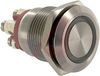 Switch, Illuminated, 22mm DIA., RING ILLUMINATION, RED, SCREW TERMINATION - 70099391 - Allied Electronics, Inc.