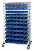 Bins & Systems - 4'' Shelf Bins (QSB Series) - High Density Wire Systems - WR74-1248-101102 - Image