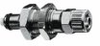 Metal Quick-Disconnect Insert, straight-through, panel mount, 1/4
