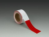 3M Diamond Grade 983-326 ES Red / White Reflective Conspicuity Tape - 2 in Width x 50 yd Length - 0.014 to 0.018 in Thick - 31014 - 051135-31014 - R. S. Hughes Company, Inc.