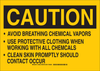 Brady B-302 Polyester Rectangle Yellow Chemical, Biohazard, Hazardous & Flammable Material Sign - 14 in Width x 10 in Height - Laminated - 125903 - 754473-74047 - R. S. Hughes Company, Inc.