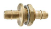 Barb to Barb Bulkhead, Unsealed Flange - MBHA_12_Flange - Beswick Engineering Co., Inc.