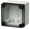 Enclosure, Smoked Transparent Cover - MNX UL PC 95/75 HT - Fibox Enclosures