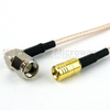 RA SMA Male (Plug) to SMB Plug (Male) Cable RG316 Coax Up To 3 GHz in 24 Inch - FMC0416315-24 - Fairview Microwave Inc.