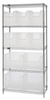 Bins & Systems - Clear-View Bins - Giant Stack Containers - Wire Shelving - WR5-600800CL - Image