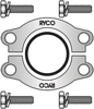 S42M – Metric Bolts Split Flange Clamp Kits Code 62