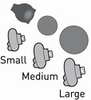 Eartip Kit For CS70, CS70N & Savi 730 -  - Tele-Communication, Inc.