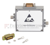 Voltage Variable PIN Diode Attenuator from 0 to 60 dB 6 GHz to 12 GHz and SMA 15-Pin D-Subminiature Control -- SAA-0812-060-SMA