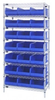 Bins & Systems - Stackable Shelf Bins - Wire Shelving Systems - WR8-445 - Quantum Storage Systems