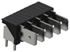 Terminal Header Quick Fit 0.25In R/a Black; Tab Size Metric Keystone - 20C2335 - Newark, An Avnet Company