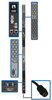 14.5kW 3-Phase Monitored PDU, LX Interface, 208/240V Outlets (42 C13/6 C19), LCD, Hubbell CS8365C, 3m/10 ft. Cord, 0U 1.8m/70 in. Height, TAA -- PDU3EVN10H50B - Image