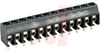 TERMINAL BLOCK;PCB;FRNT ENTRY;6A/300V;28-16AWG;12 POLES - 70077358 - Allied Electronics, Inc.
